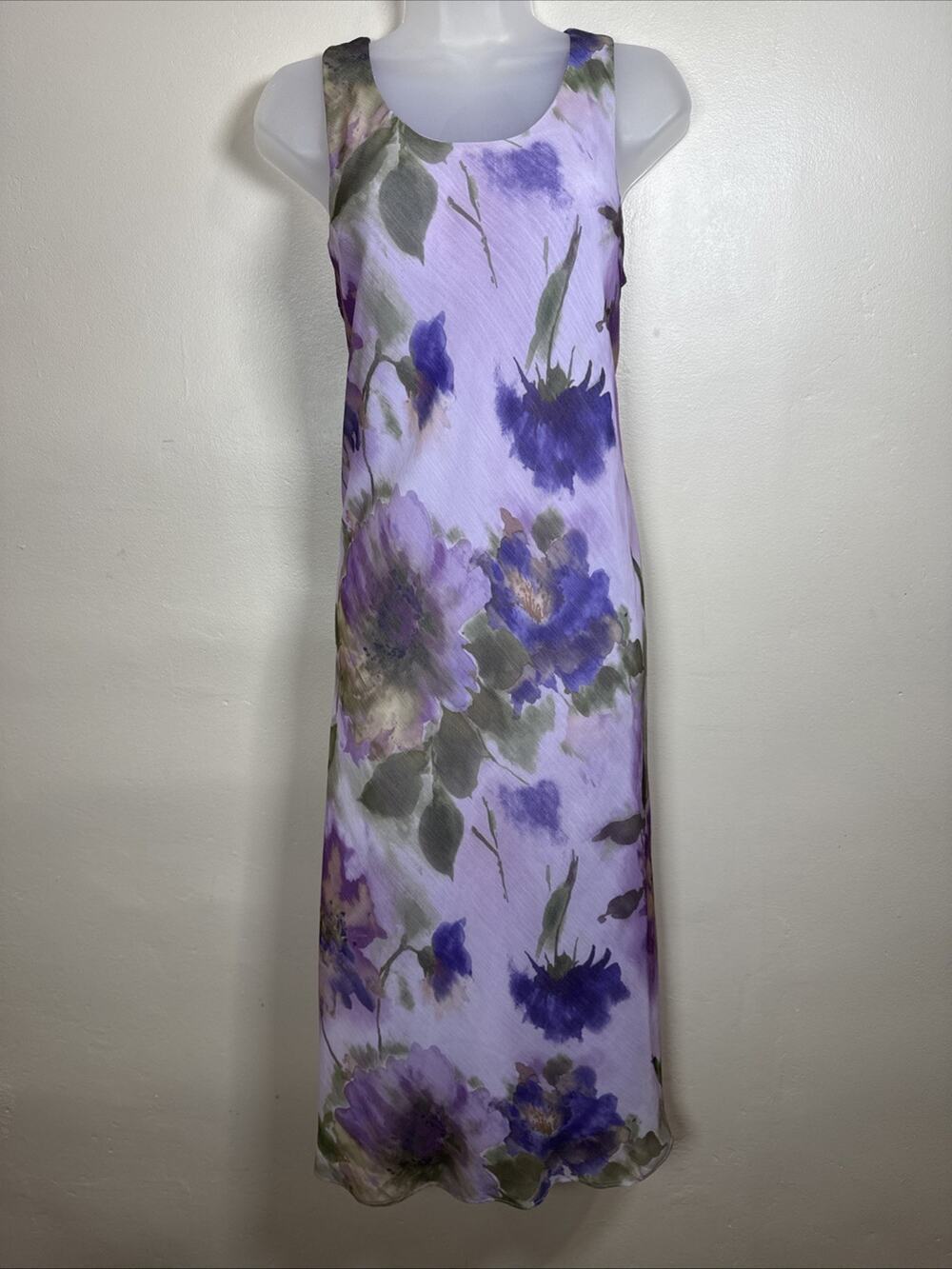 VTG Studio I Midi Dress Floral 90s Fairy Chiffon Pheobe Y2K Ethereal M